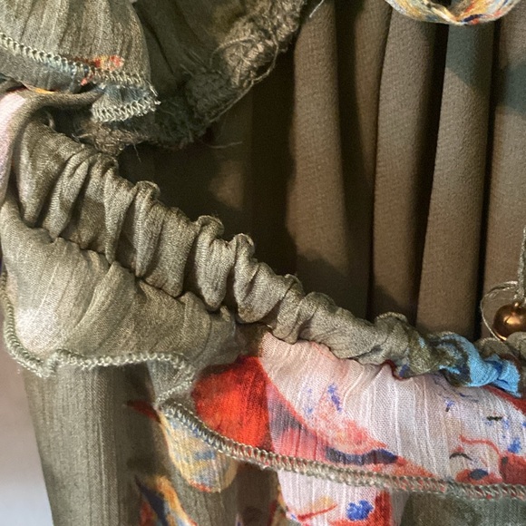 Gorgeous Luxxel Maxi Dress with side cut outs. Sz S. Like new. - Picture 9 of 12